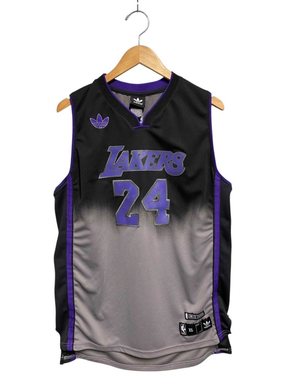 Vintage 90’s Men’s Adidas Originals LA Lakers Kobe Bryant #24 Jersey